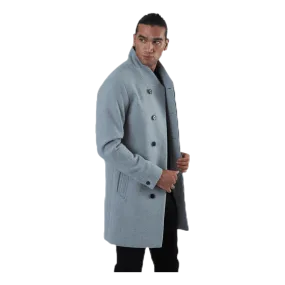 Jack & Jones Collum Wool Coat Grey