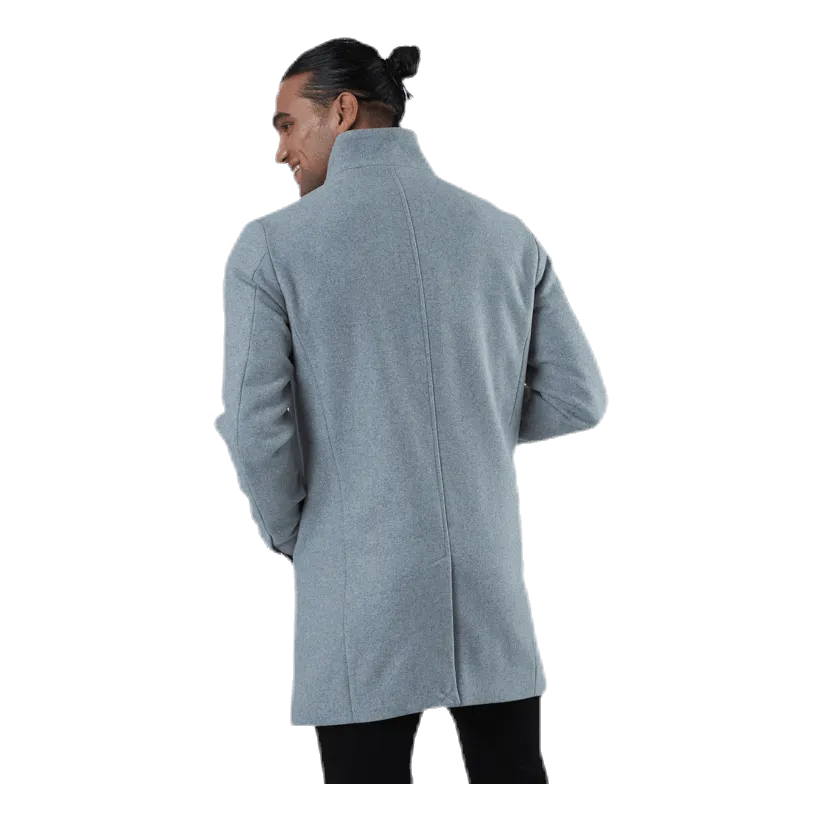 Jack & Jones Collum Wool Coat Grey