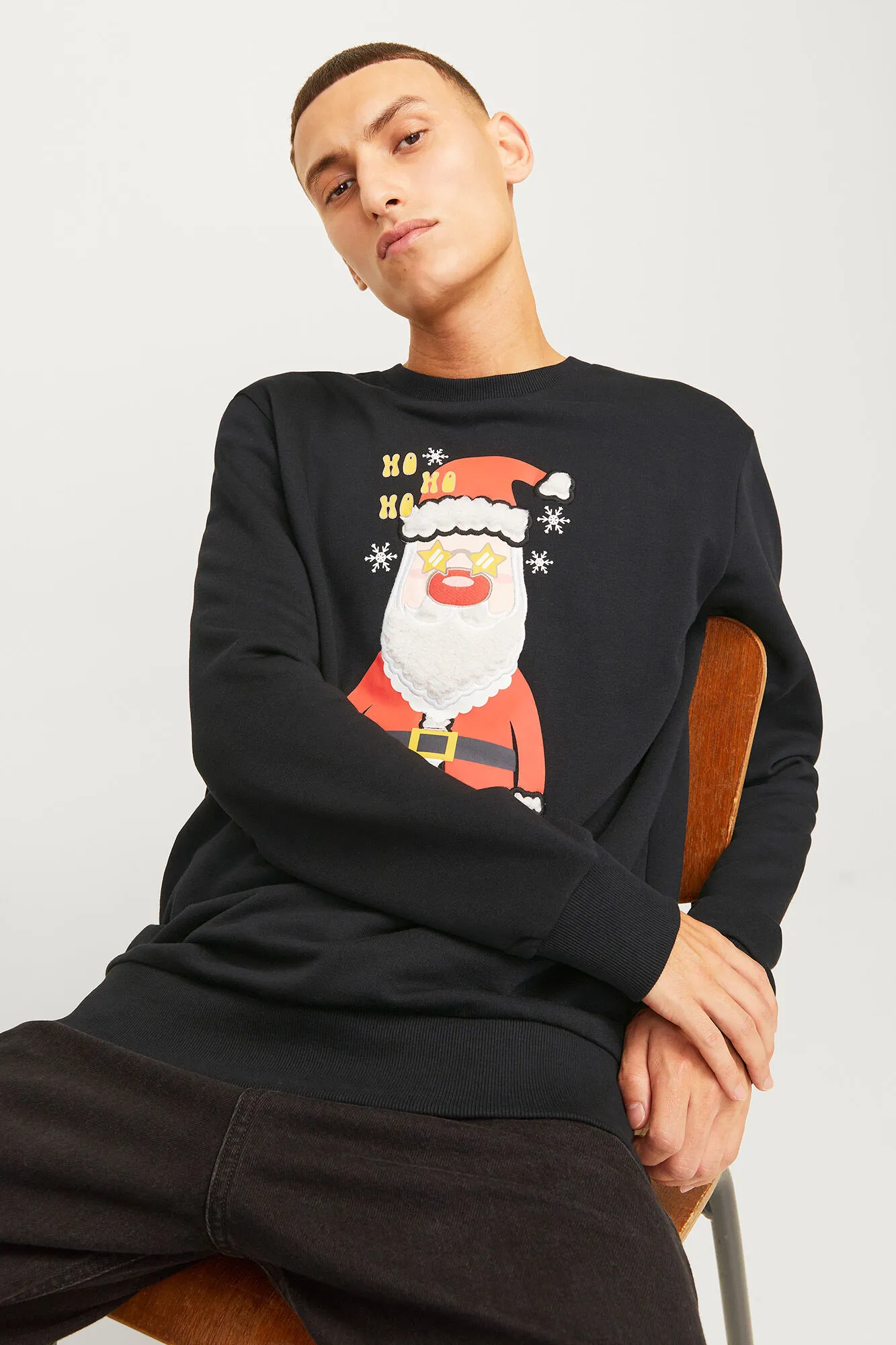 Jack & Jones Sudadera estándar fit Navidad