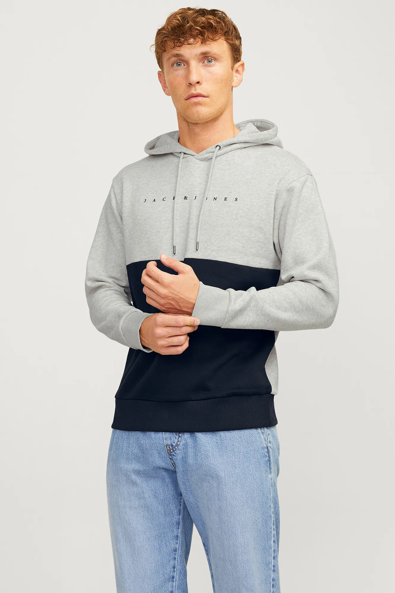 Jack & Jones Sudadera relaxed fit colorblock