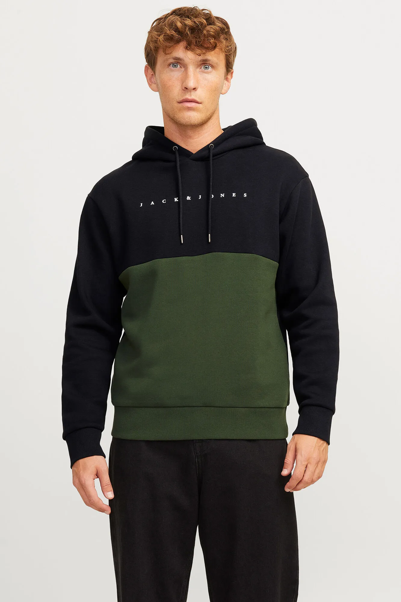 Jack & Jones Sudadera relaxed fit colorblock