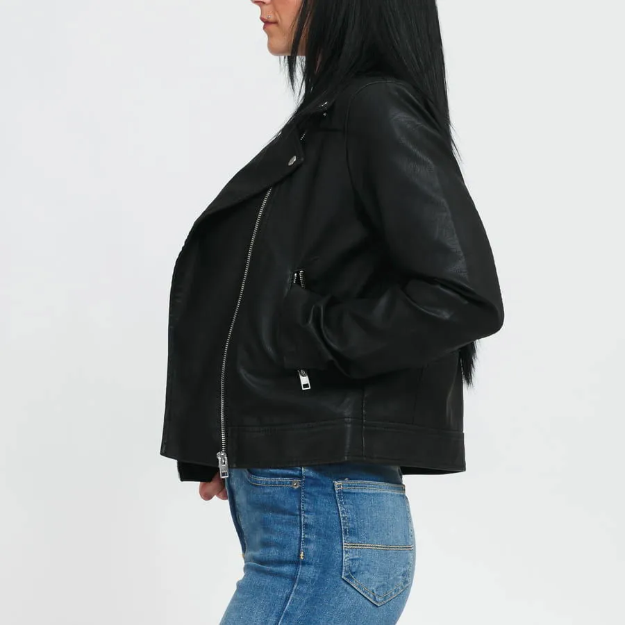 JJXX Gail Faux Leather Biker Jacket