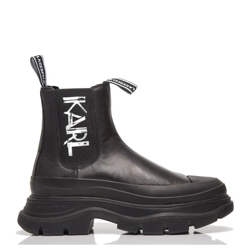 KARL LAGERFELD LUNA -ART DECO GORE BOOT KL42940