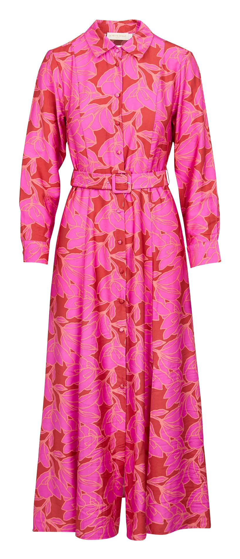 LA PETITE ETOILE ROMANE - Vestido camisero recto en rosa