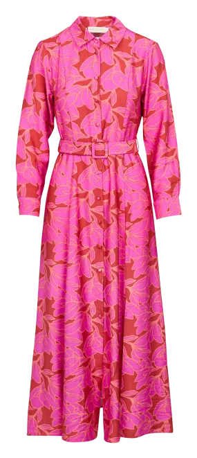 LA PETITE ETOILE ROMANE - Vestido camisero recto en rosa