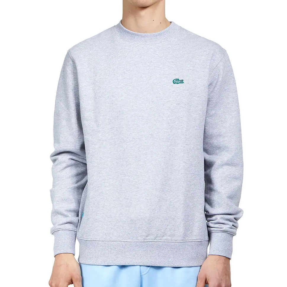 Lacoste Crew Neck Cotton Fleece Sweatshirt