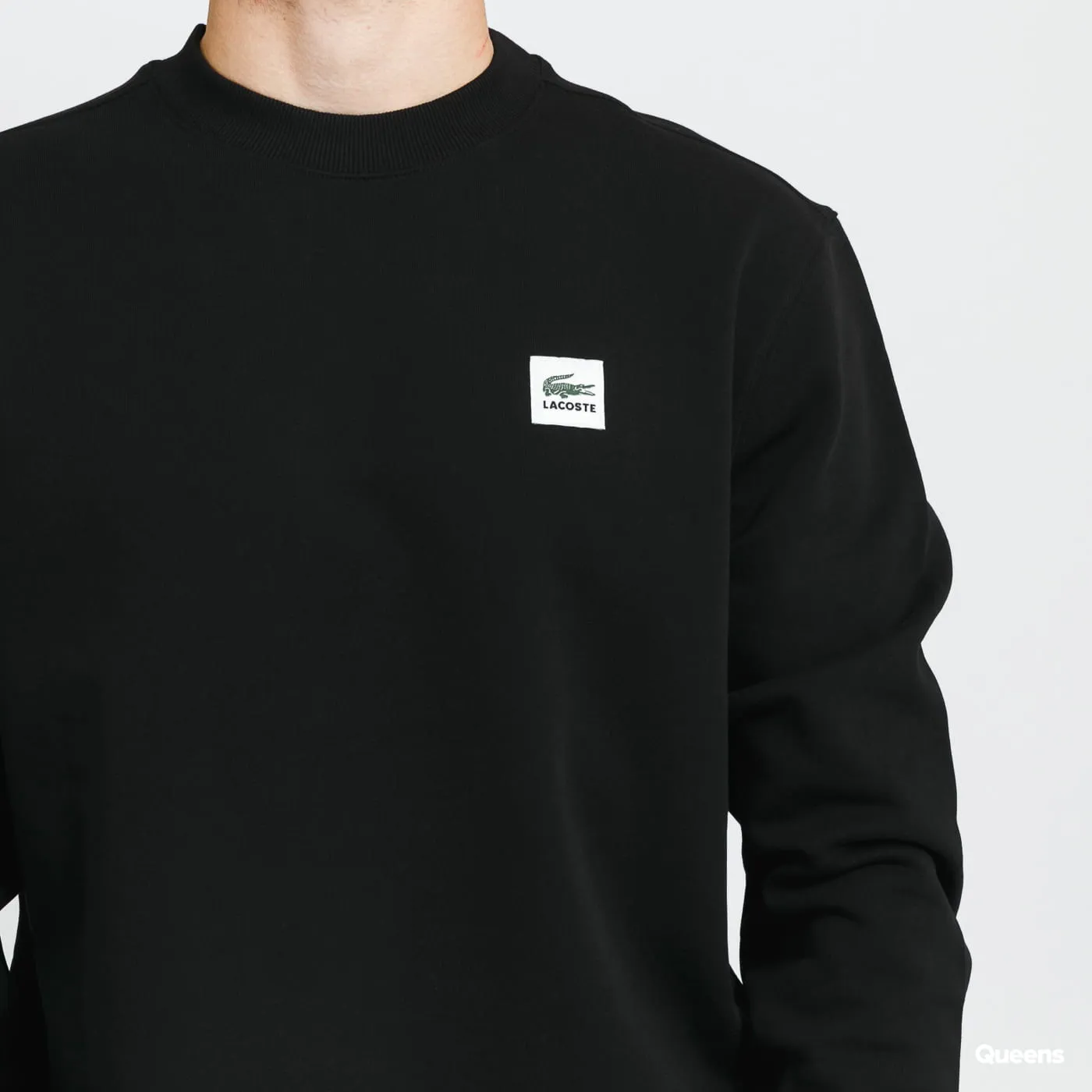 Lacoste Live Patch Cotton Fleece Sweatshirt