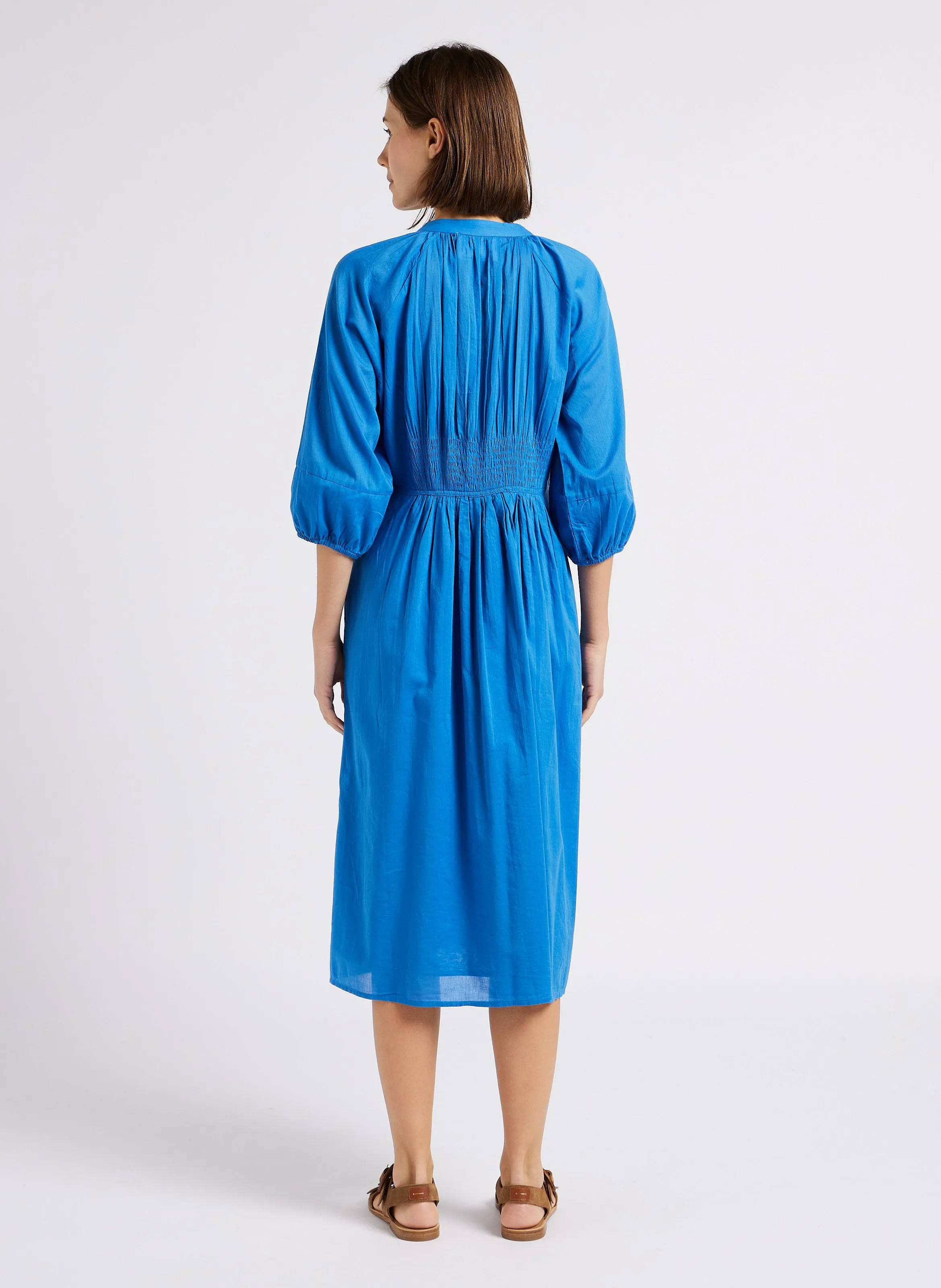 LEON & HARPER ROUDY - Vestido largo en azul