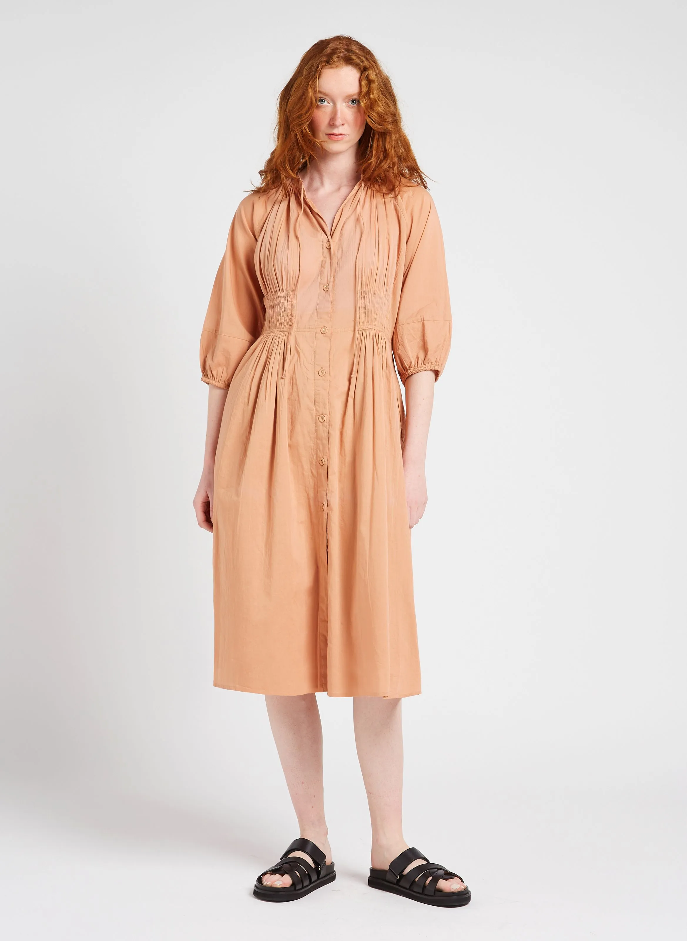 LEON & HARPER ROUDY - Vestido largo en rosa