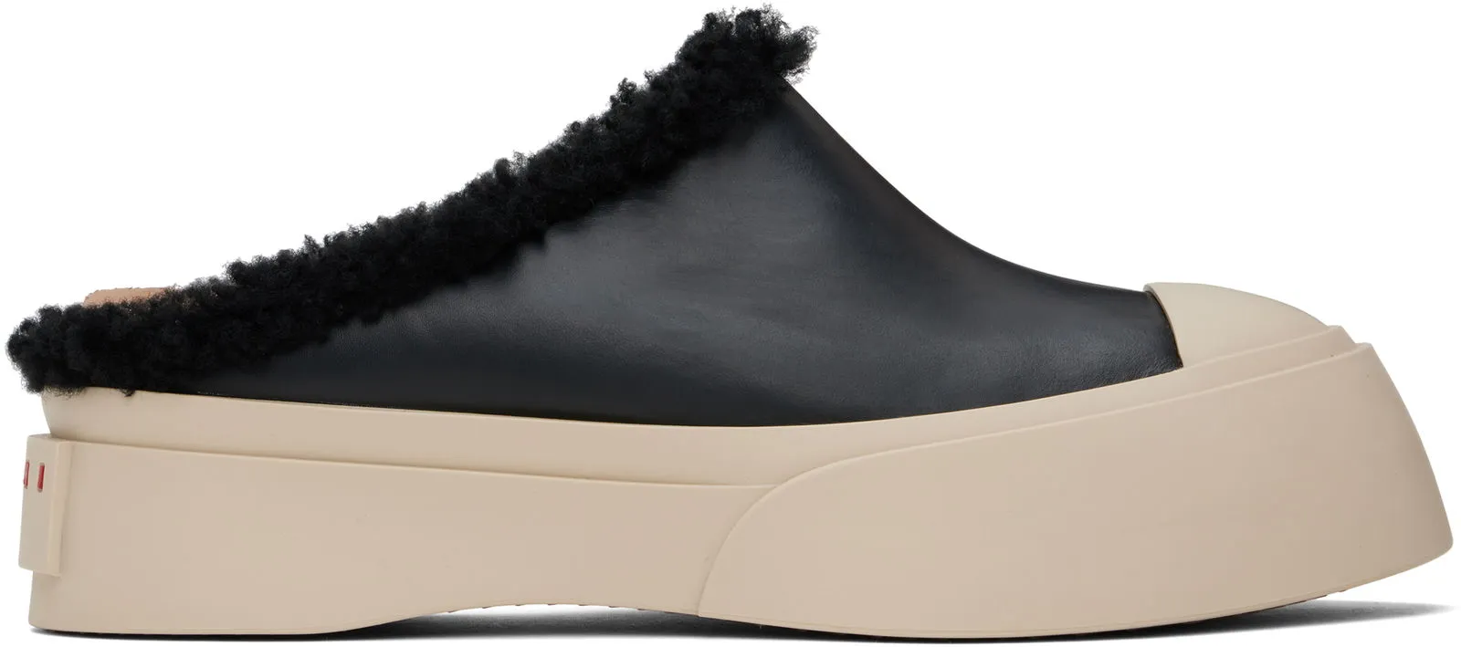 Marni Shearling Sabot Slippers