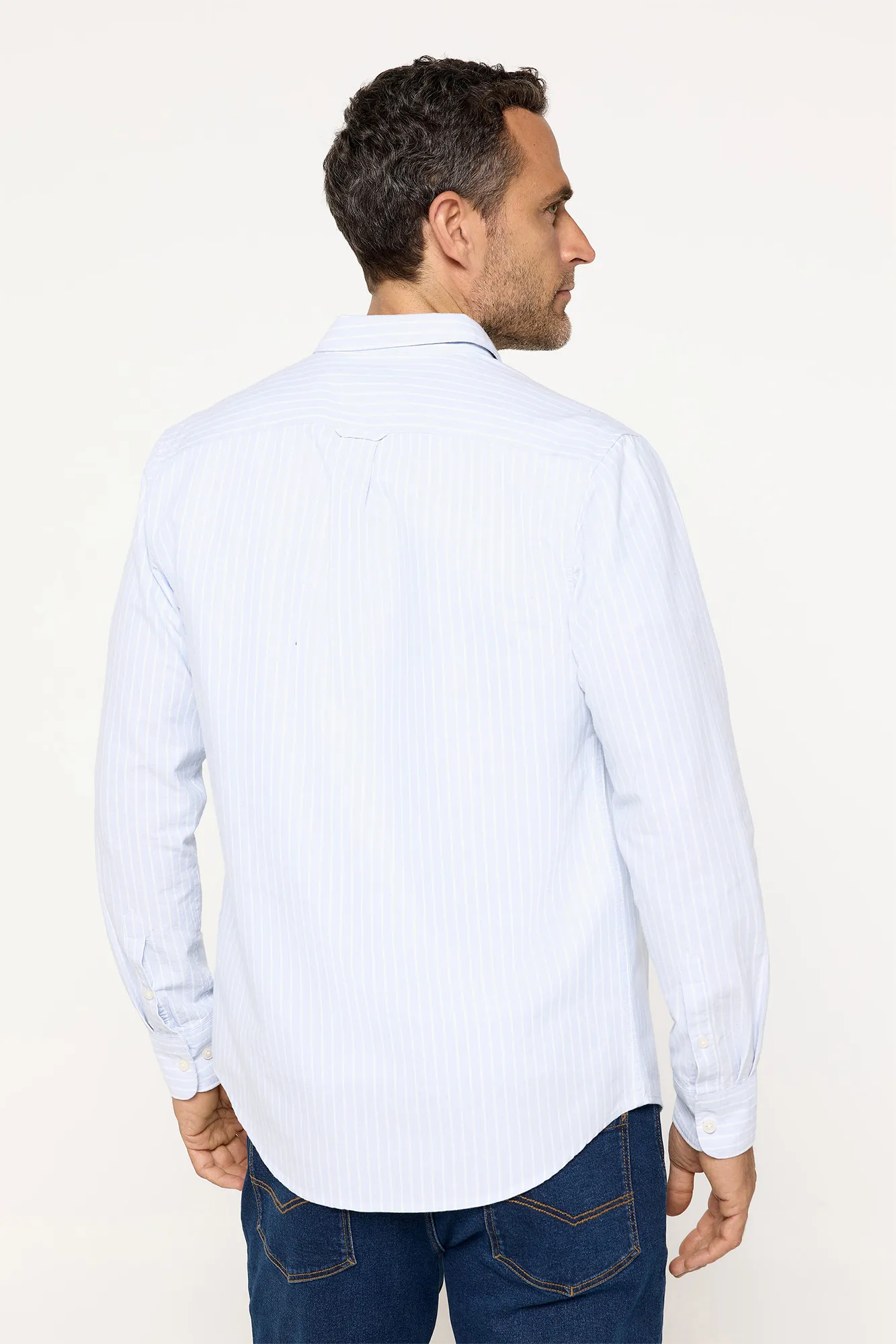 Milano Camisa Oxford Rayas