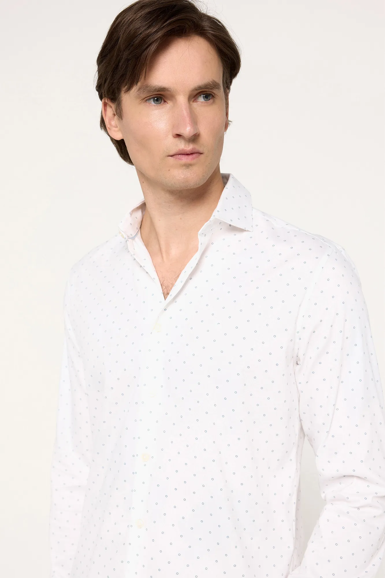 Milano Camisa Stretch Estampada