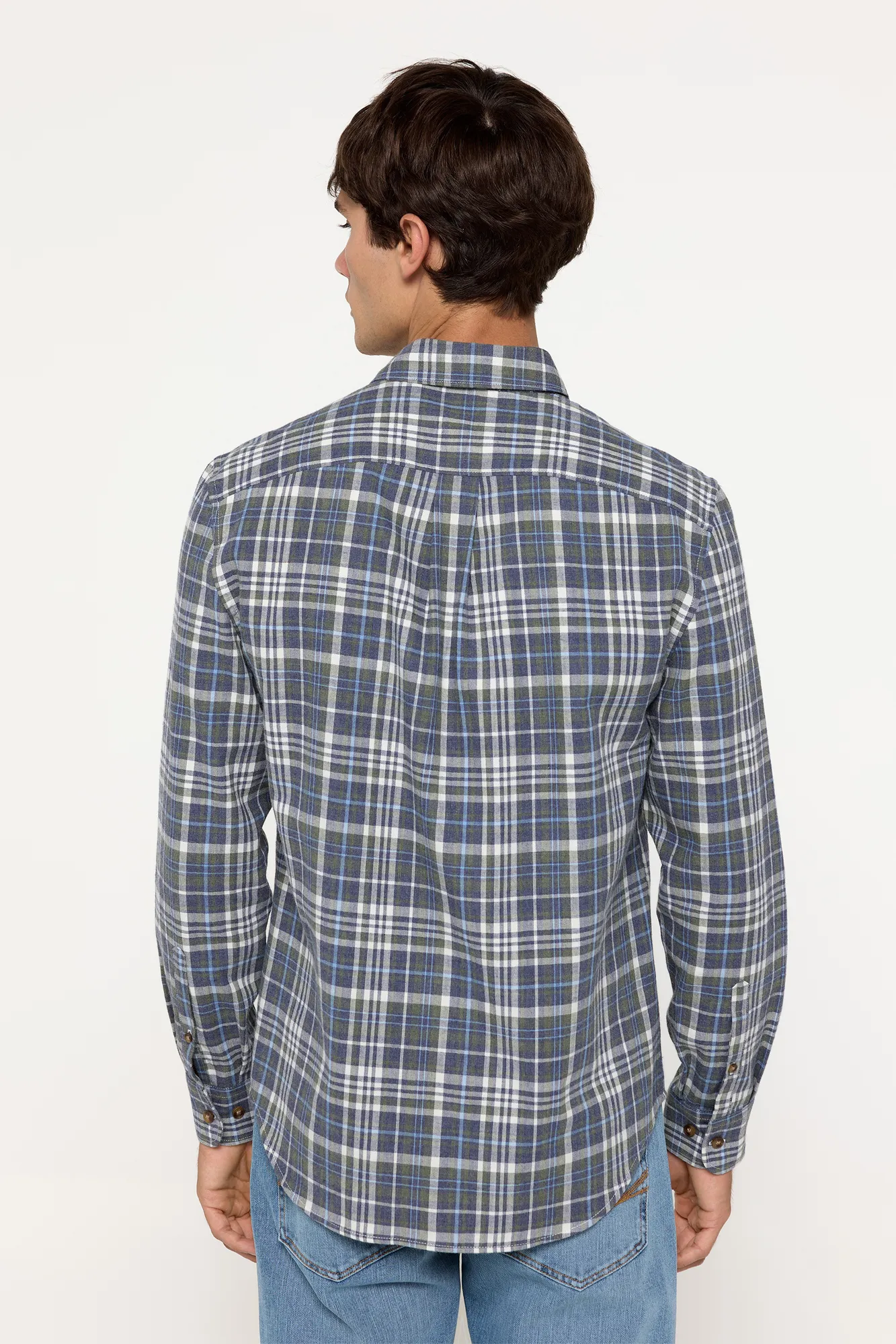 Milano Camisa Twill Cuadros