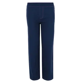 Monday Blues  Denim Look Pajama Pants (Women's Plus)