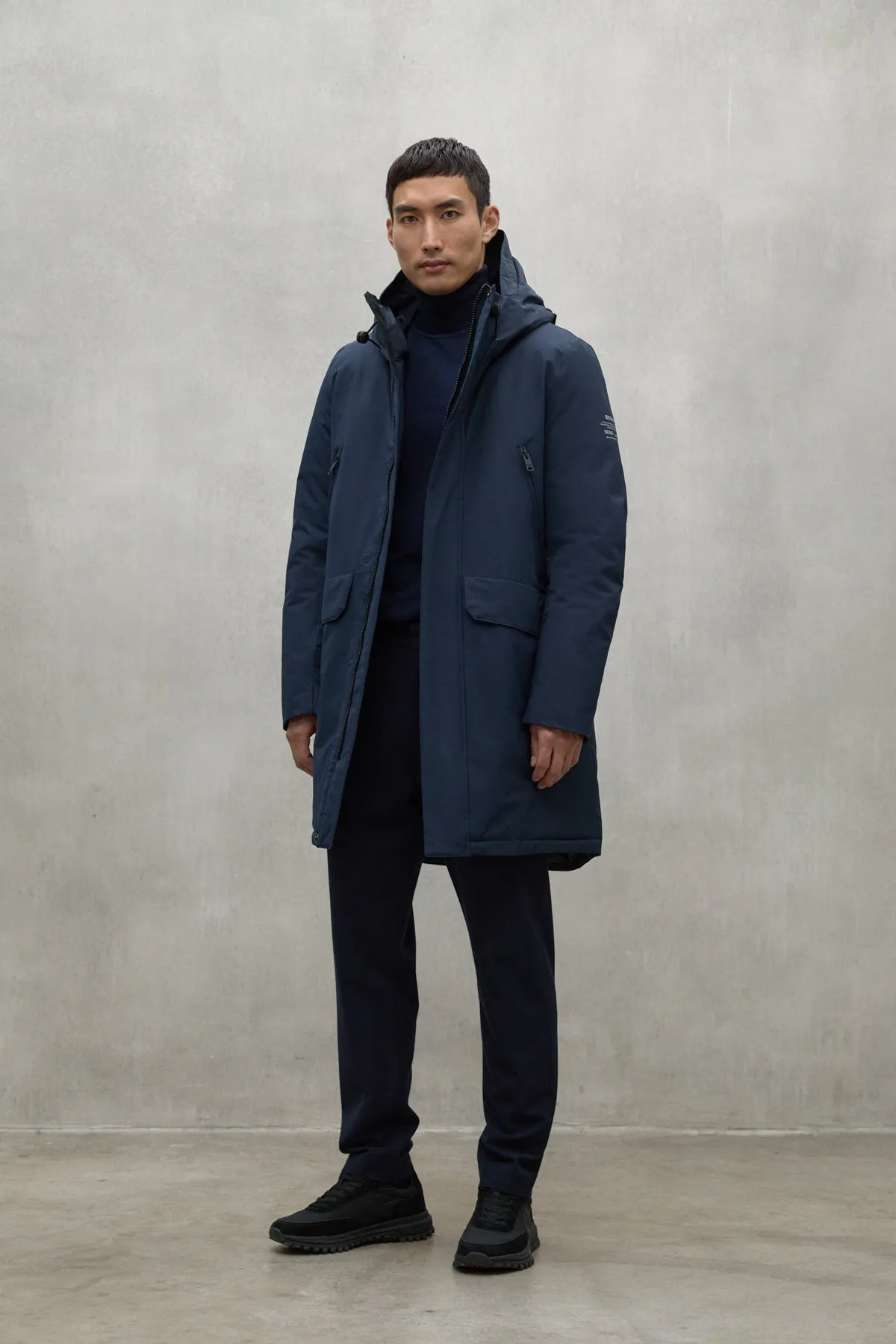 NAVY BLUE ICEBERG COAT