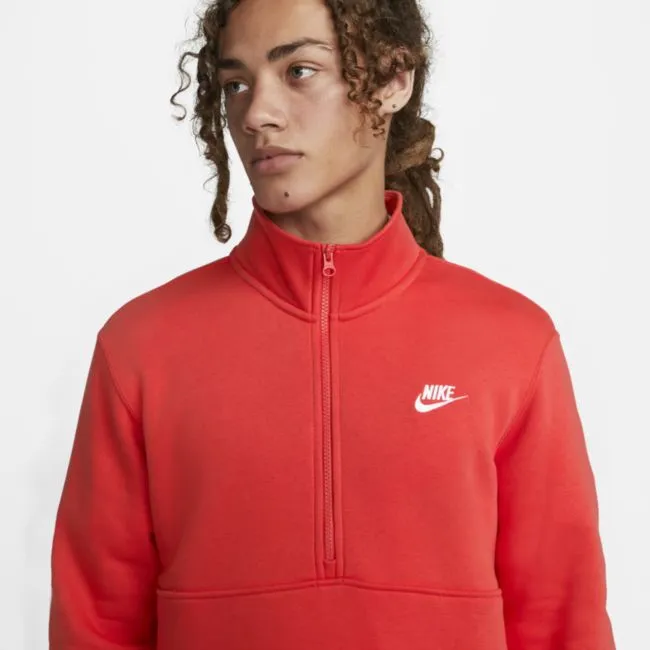 Nike Brushed-Back 1/2-Zip Sweatshirt