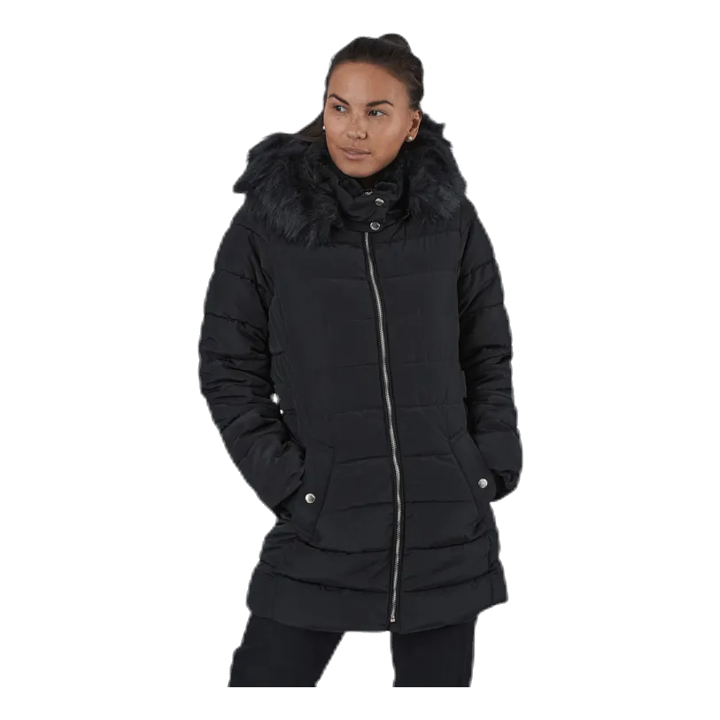 Only Camilla Quilted Coat Cc Otw Black