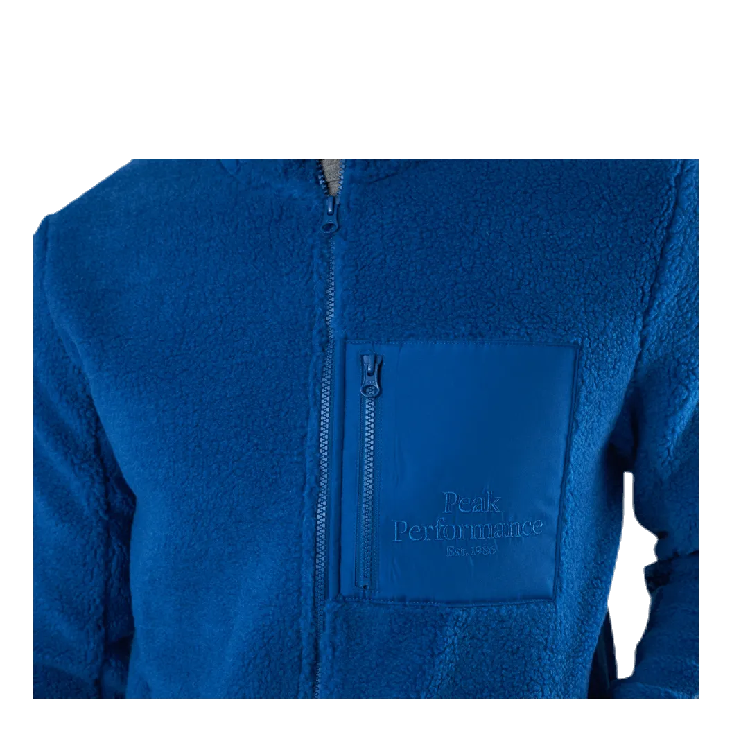 Rendimiento máximo Original Pile Zip Jacket Blue