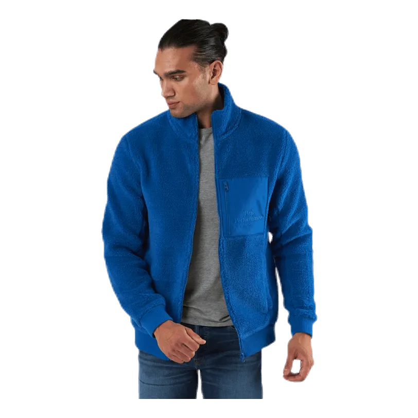 Rendimiento máximo Original Pile Zip Jacket Blue