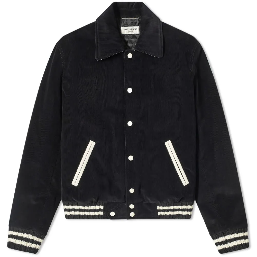 Saint Laurent Cord Teddy Jacket