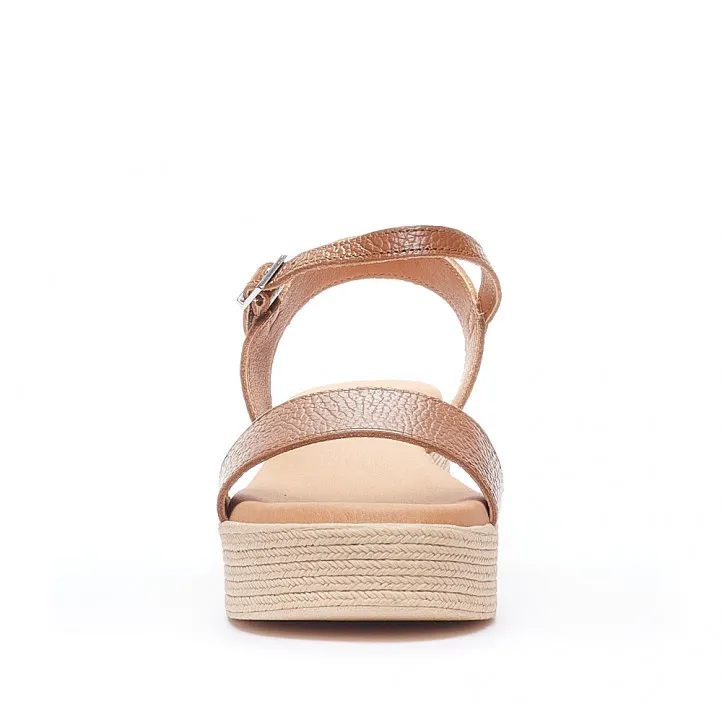 Sandalias plataformas Redlove fabienne marrones con plataforma