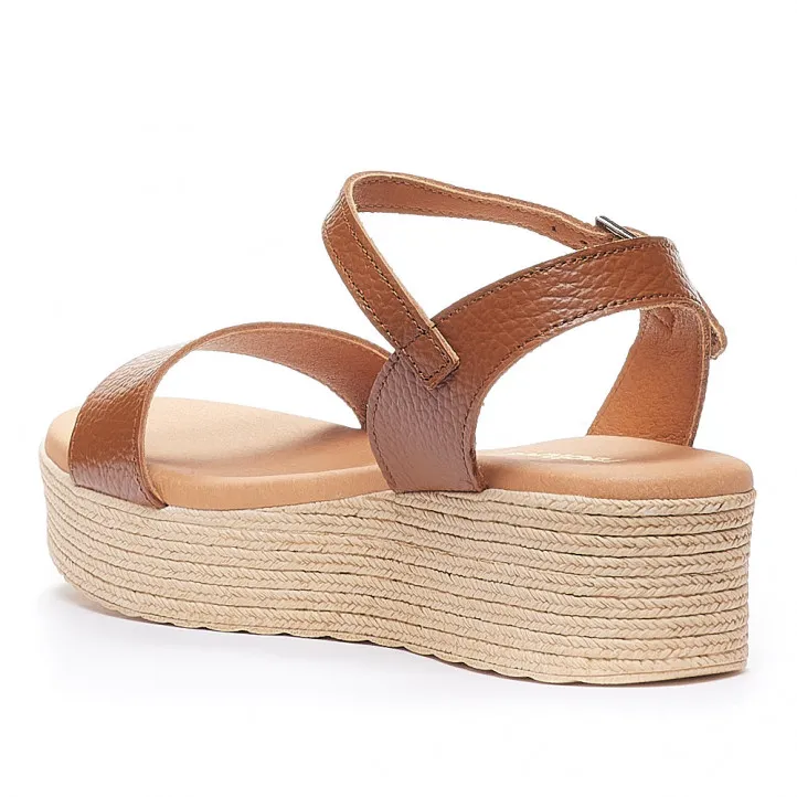 Sandalias plataformas Redlove fabienne marrones con plataforma