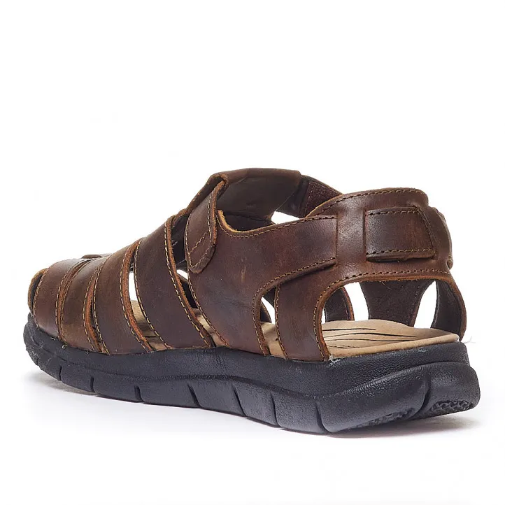 Sandalias Vicmart marrones cerradas