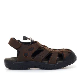 Sandalias Vicmart marrones con interior negro