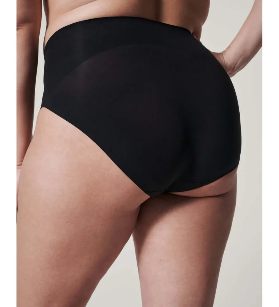 SPANX BRAGA MOLDEADORA DE TALLE ALTO SIN COSTURAS NEGRO