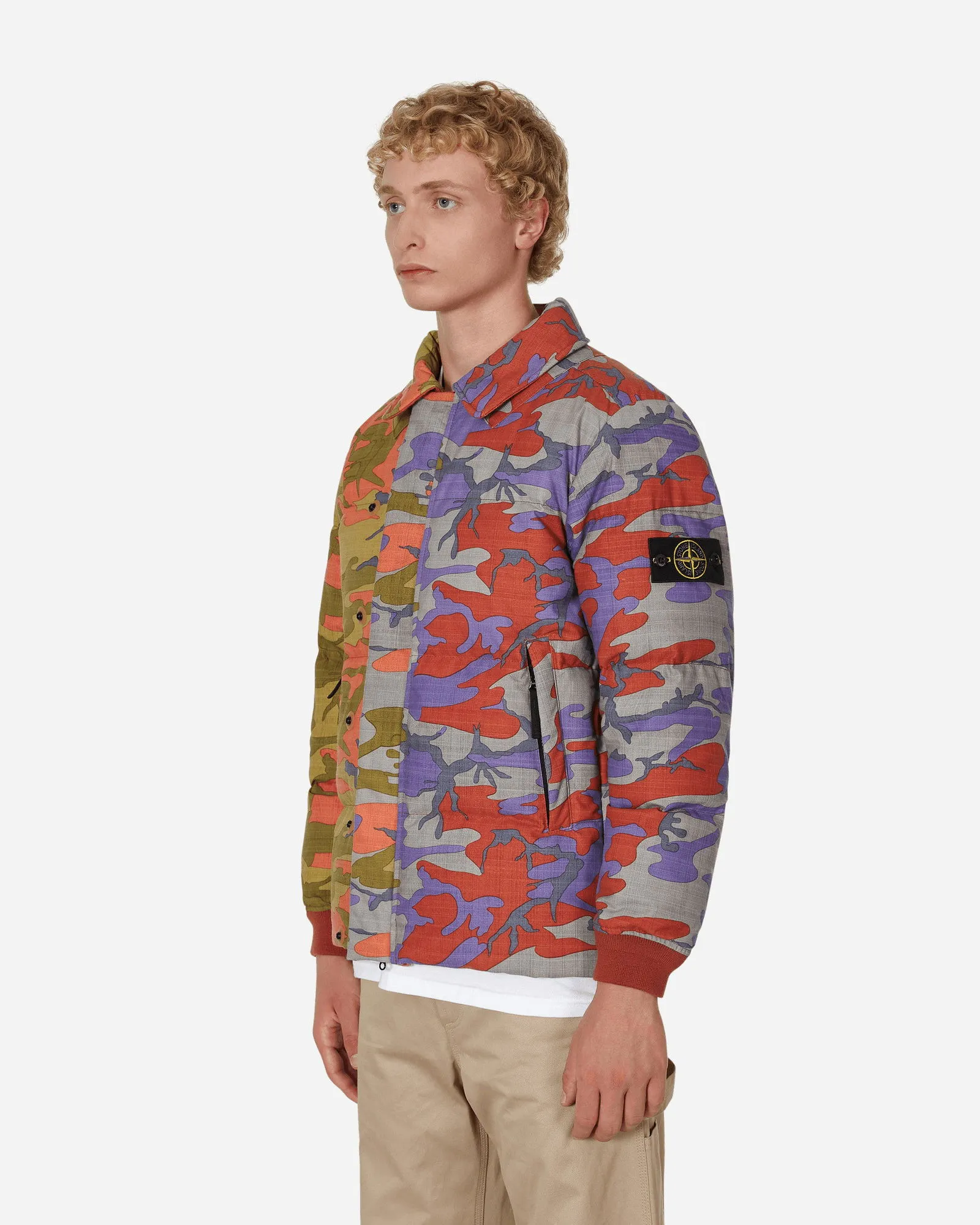 Stone Island Heritage Camo Ripstop Nylon Down Jacket