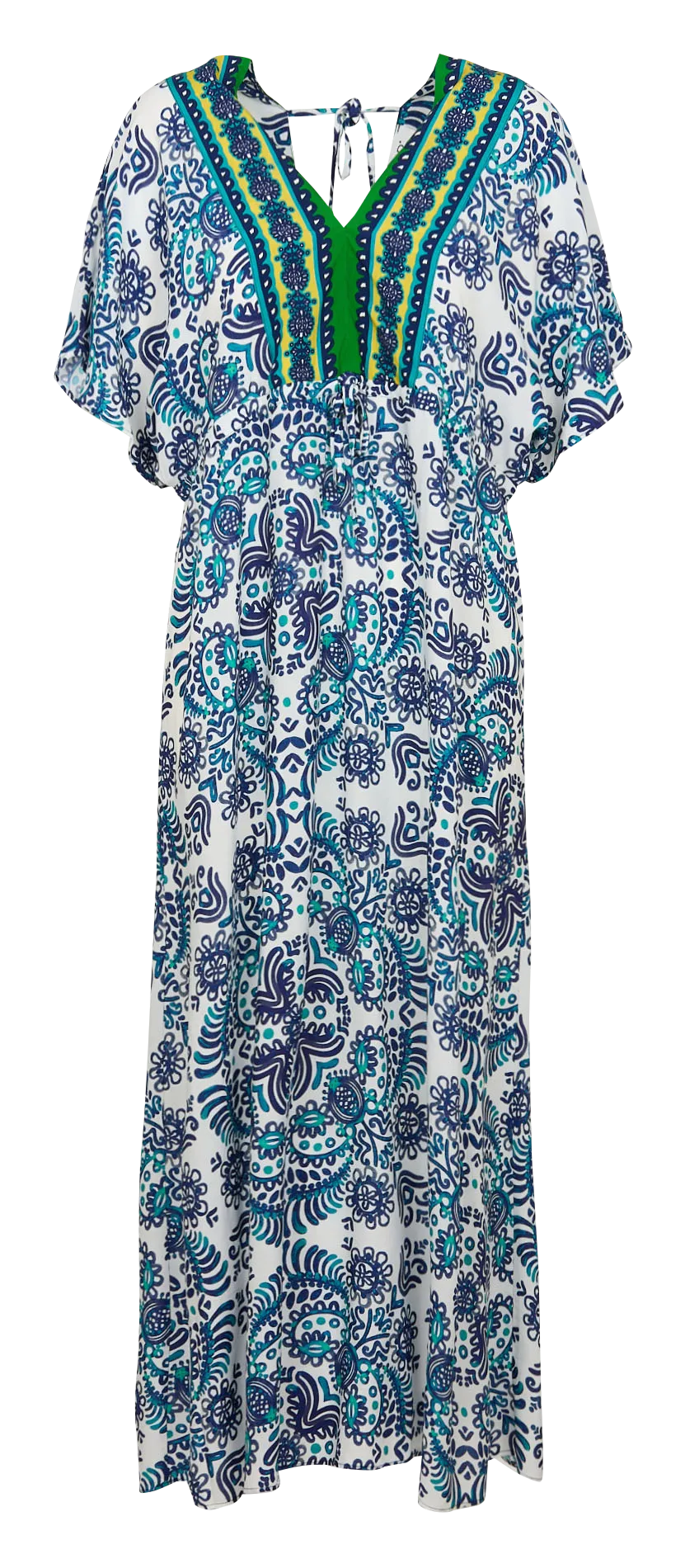 SUD EXPRESS REXACO - Vestido largo estampado en azul