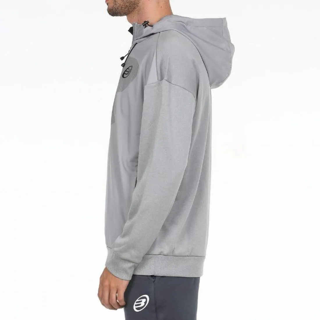 Sudadera Bullpadel Jubon Gris Vigore | Bullpadel