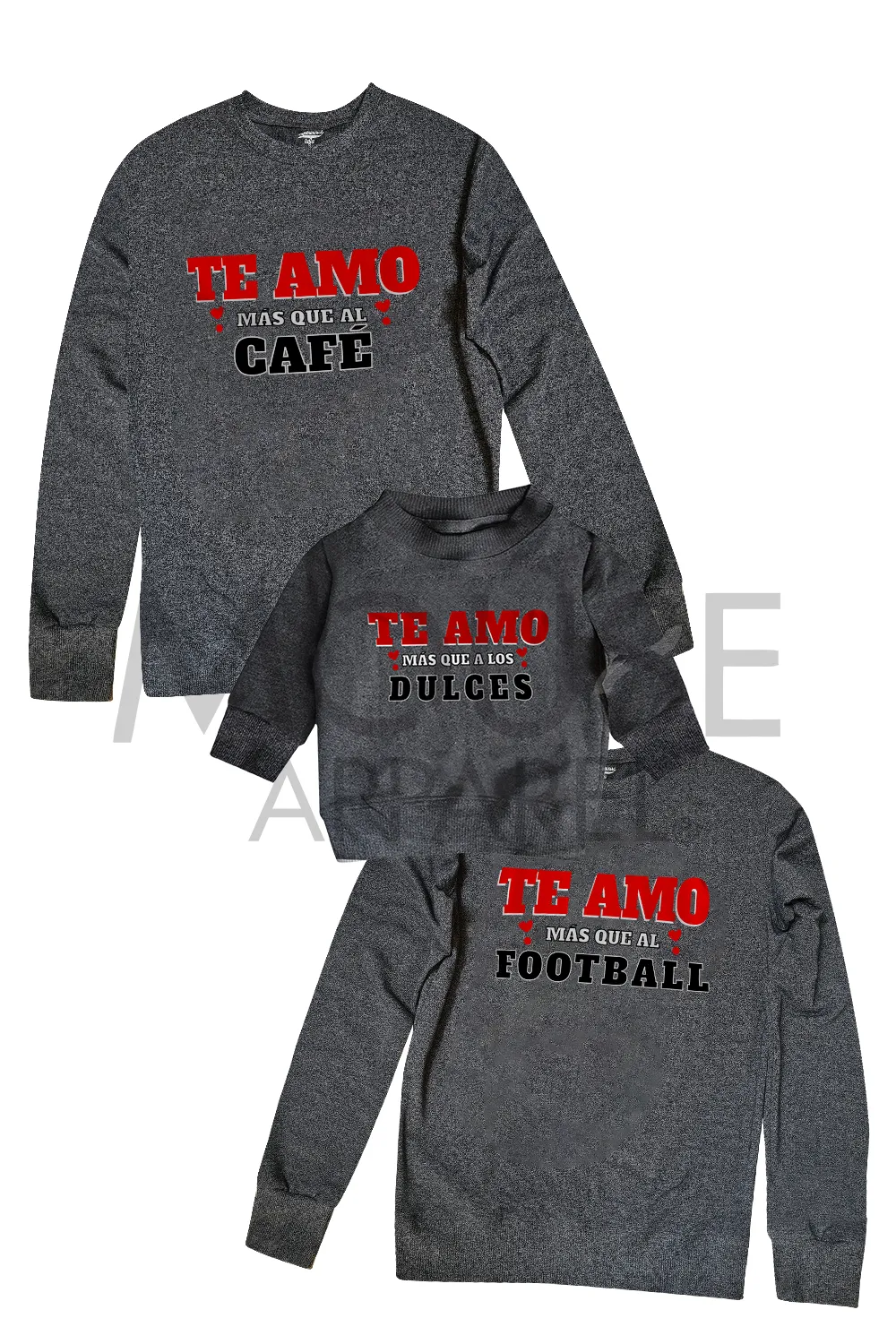 Sudadera dama. Te amo más que al café