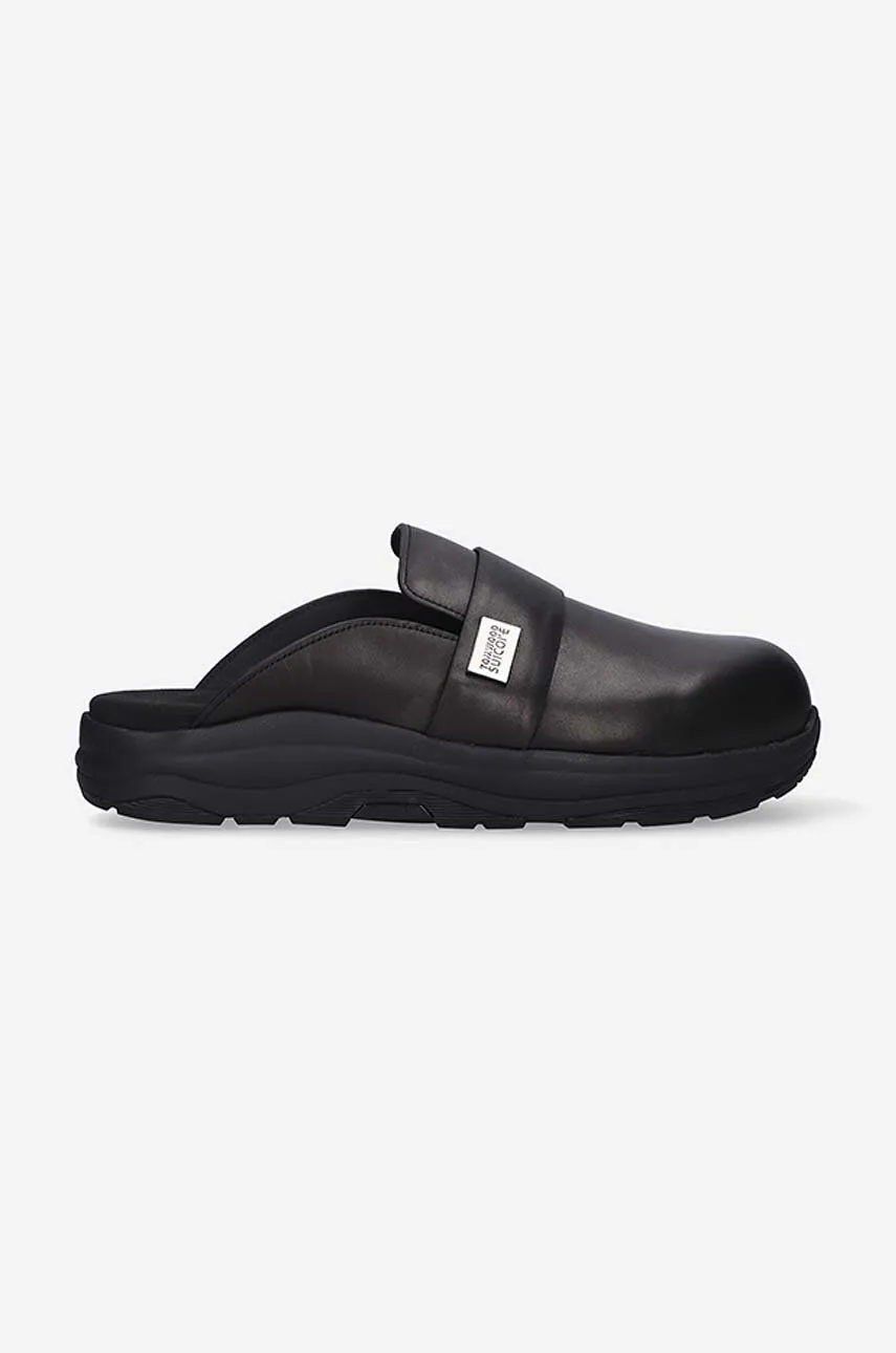 SUICOKE Tom Wood Mako Leather Slippers