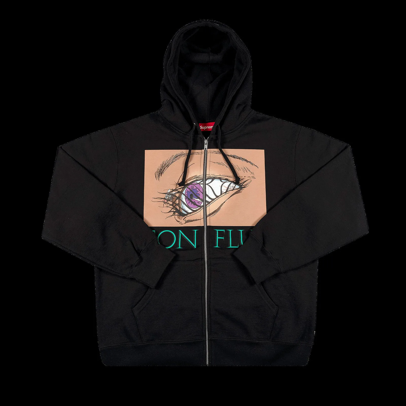 Supreme Aeon Flux Zip Up Hooded Sweatshirt