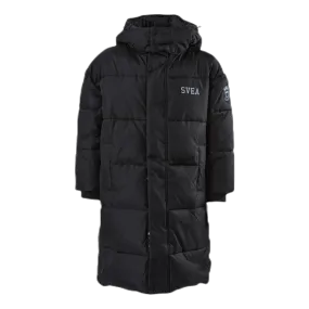 Svea Long Puffer Coat Junior Black