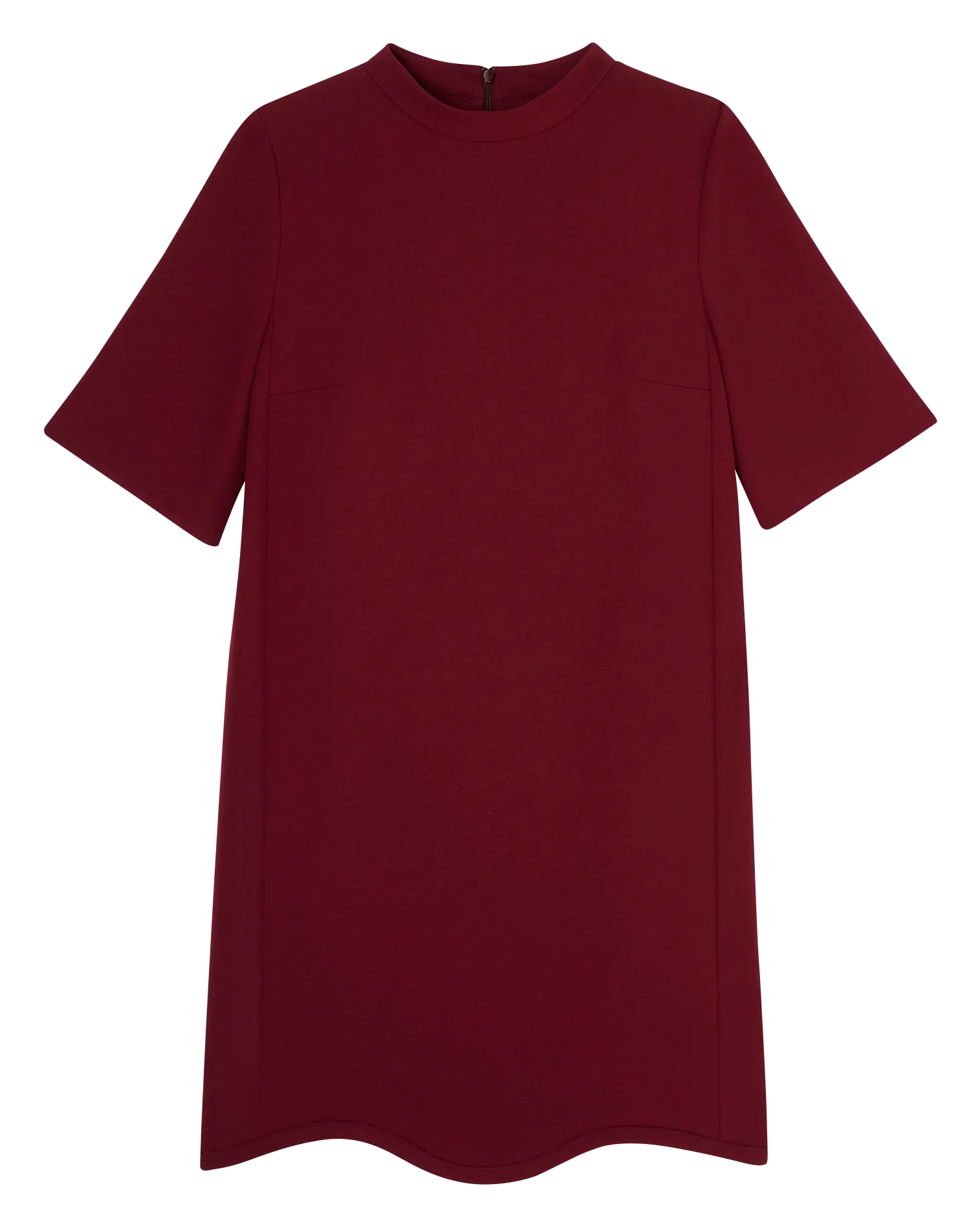 TARA JARMON RAYME - Vestido midi festoneado en rojo