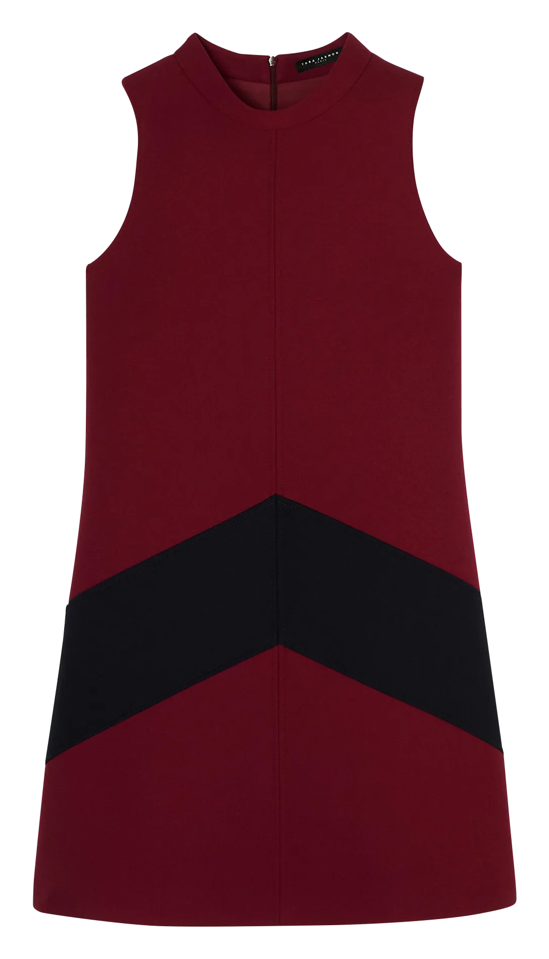 TARA JARMON RESPECT - Vestido corto forma trapecio estampado en rojo