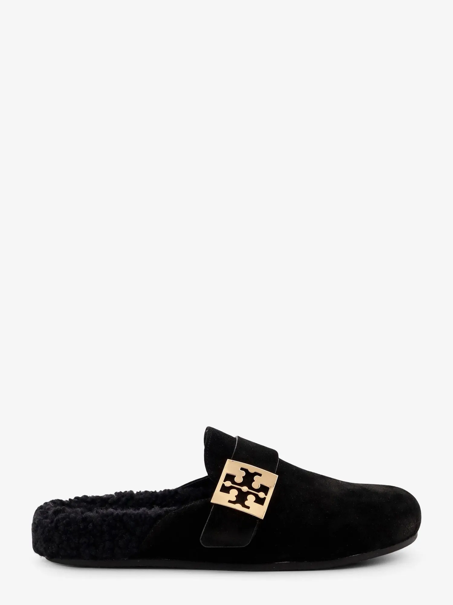 Tory Burch Suede Mule Slippers