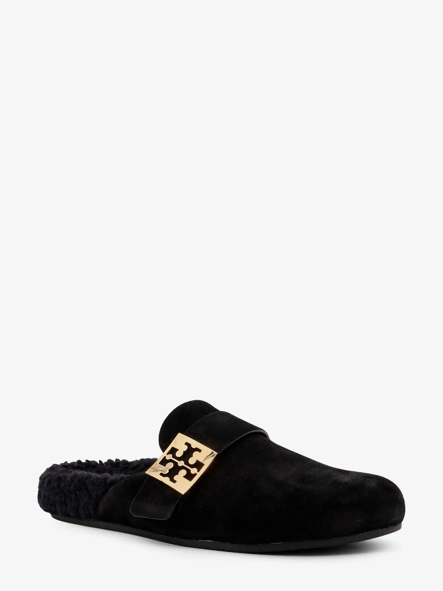 Tory Burch Suede Mule Slippers