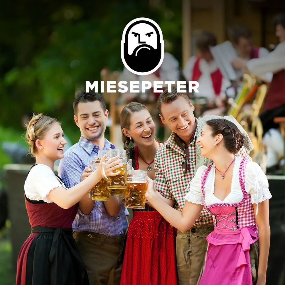 Traje tradicional tirolés Mujer Oktoberfest MIESEPETER® rojo vino