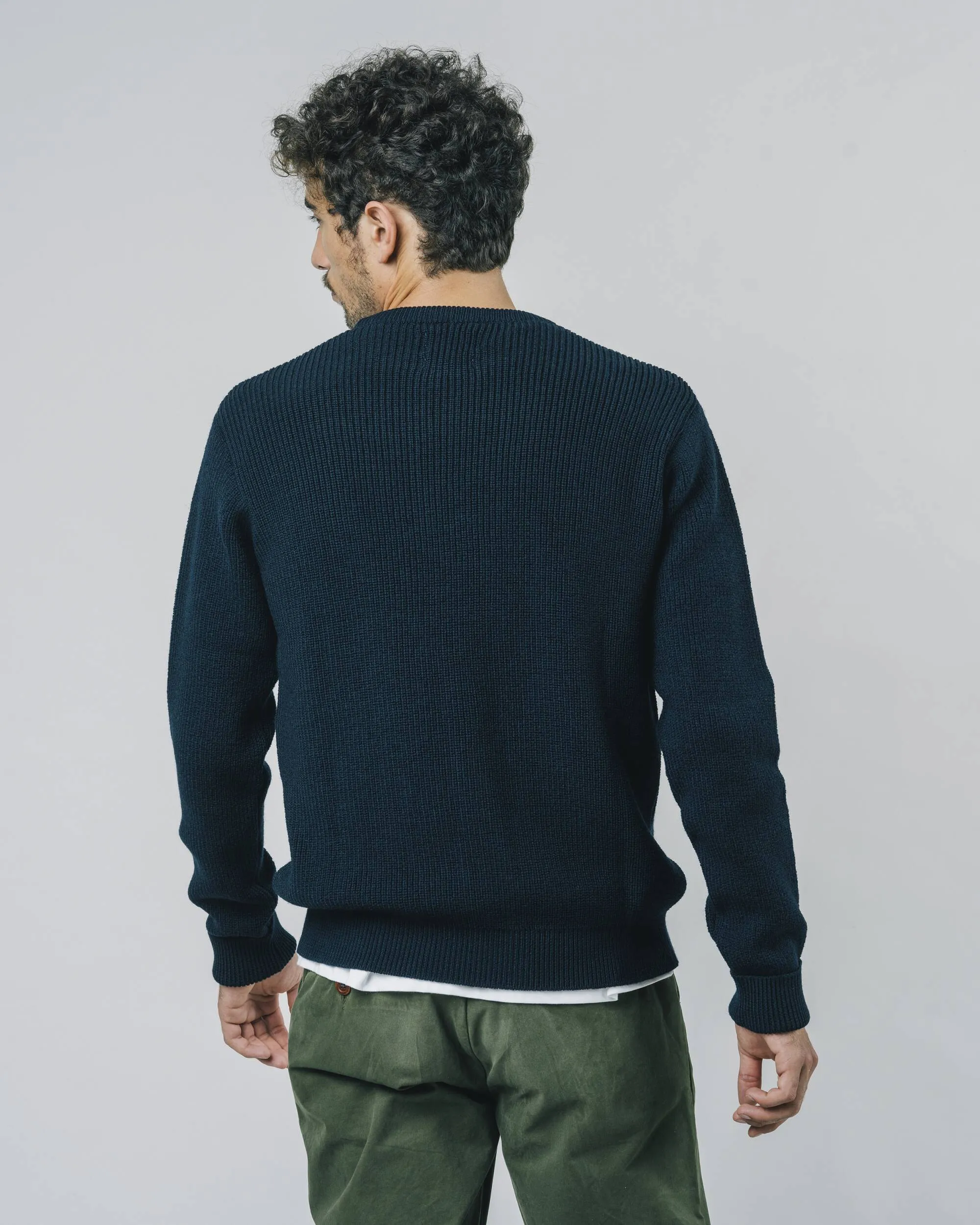 Waterfront Navy Pullover