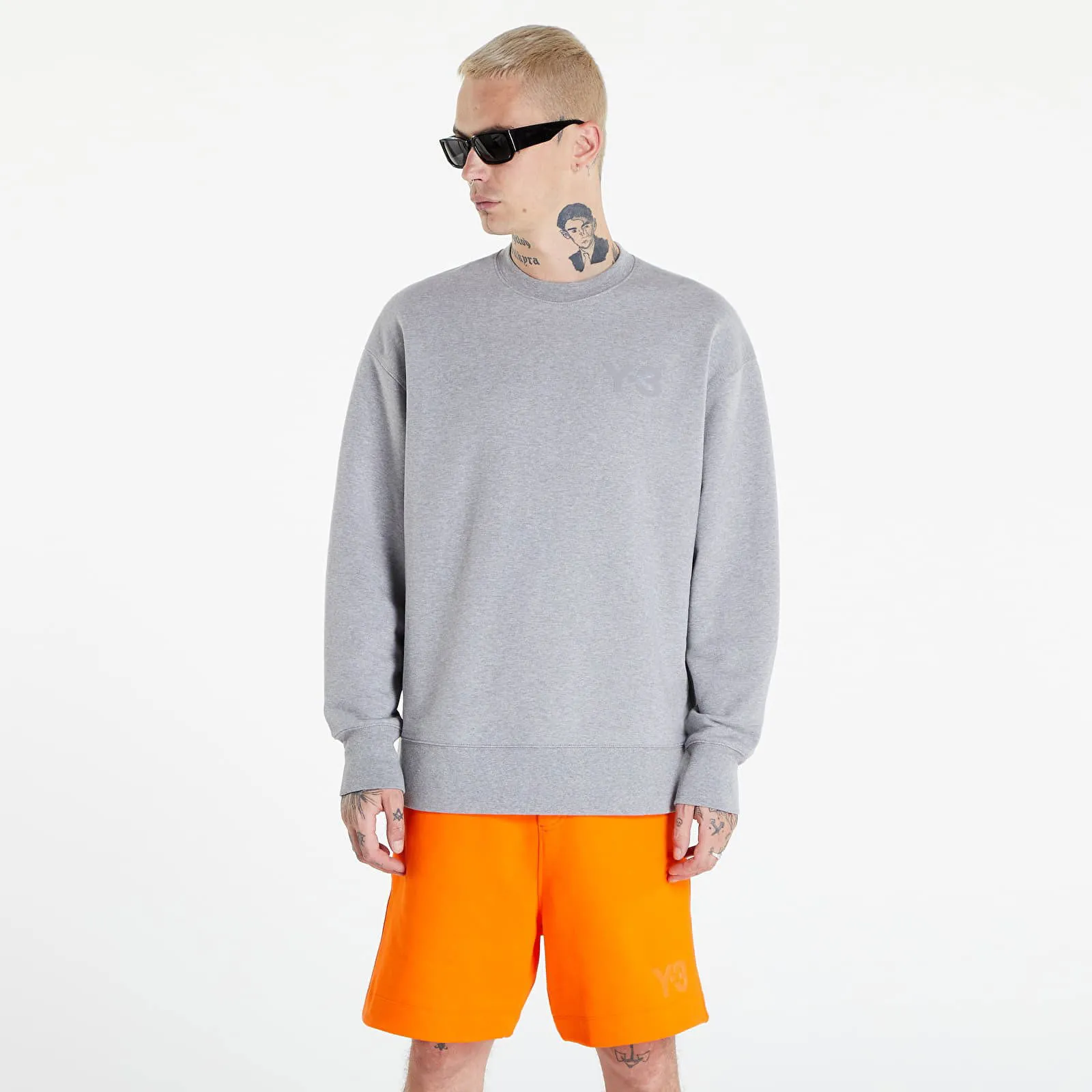 Y-3 Chest Logo Crew Sweatshirt