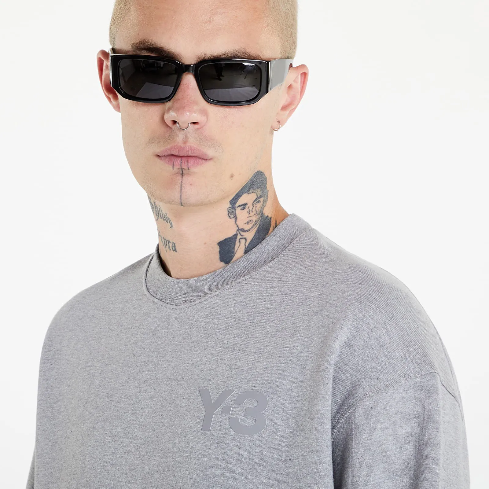 Y-3 Chest Logo Crew Sweatshirt